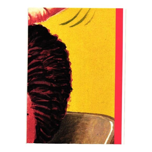 Garbage Pail Kids Flashback Trading Card Semi Colin #62b Sticker GPK 2011 Yellow - Picture 2 of 2